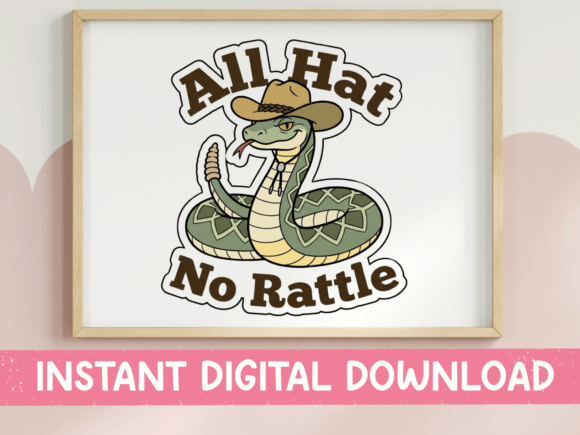 All Hat No Rattle Cowboy Snake