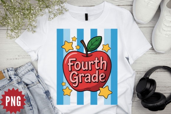 Back to School Teacher Fourth Grade PNG Review
