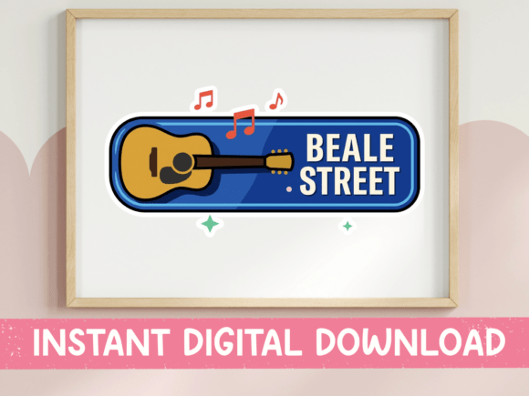 Beale Street Guitar Music Sign Review