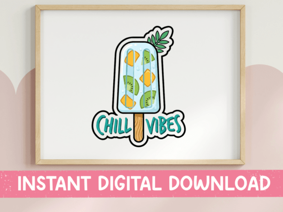 Chill Vibes Kiwi Lemon Popsicle Art Review