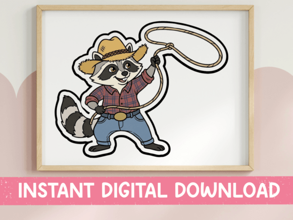 Cowboy Raccoon Western Lasso Design Review