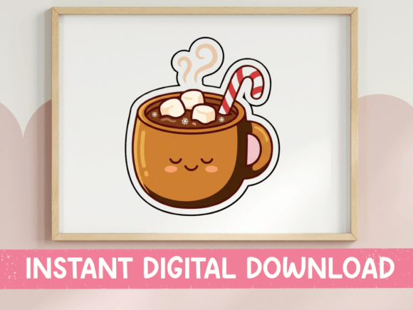 Cute Hot Cocoa Mug Marshmallow Art Review