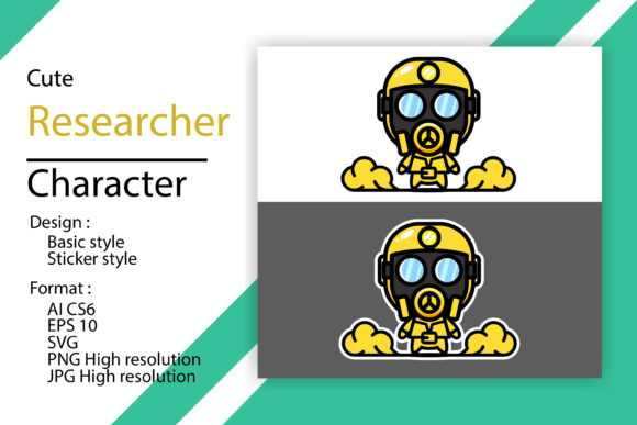Cute Researcher Character with 2 Model Review