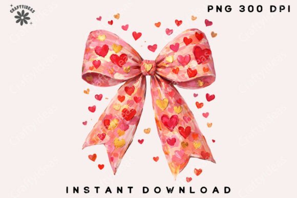 Heart Brushstroke Coquette Bow Png Review for Real Embroidery