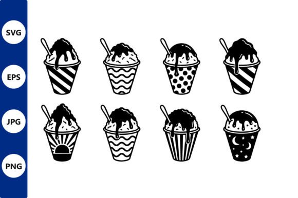 Ice Cream Cup Vector Patterns Embroidery Review