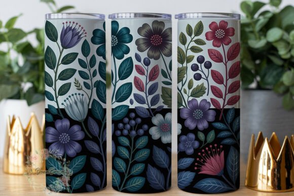 Jewel Tone Floral 20oz Tumbler Wrap Review