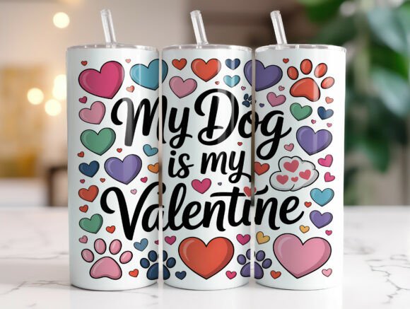 My Dog is My Valentine 20oz Tumbler Wrap Review