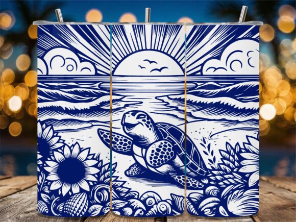 Ocean Sunset Beach Scene Tumbler Review