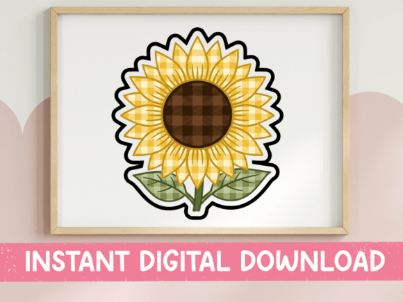 Plaid Sunflower Rustic Bloom Art Review