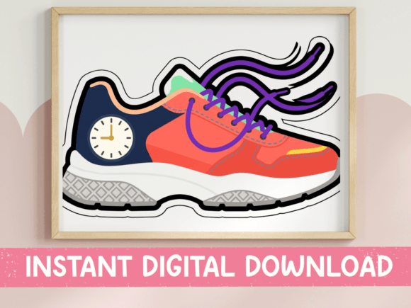 Retro Running Shoe Clock Sneaker Review