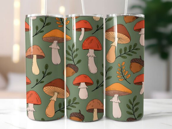 Rustic Mushroom 20oz Tumbler Wrap Review