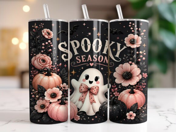 Spooky Season Ghost Pumpkin Tumbler Wrap Review